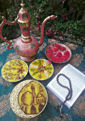 عکسی از دستور شله زرد