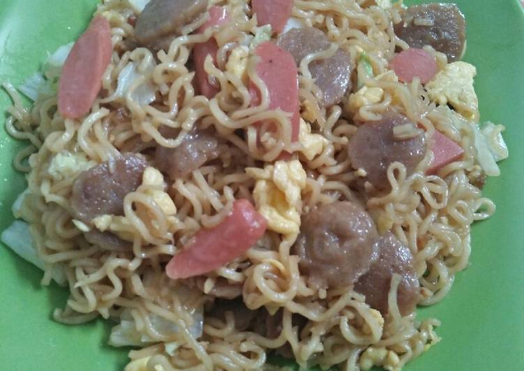 Langkah Mudah untuk Menyiapkan Mie goreng sederhana, Lezat Sekali