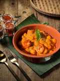 Gnocchi alla Crema di Gamberi e Pancetta