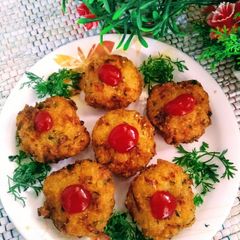 Vermicelli oats tikki A picture of Vermicelli oats tikki.