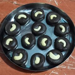 A picture of Chocolate peda.