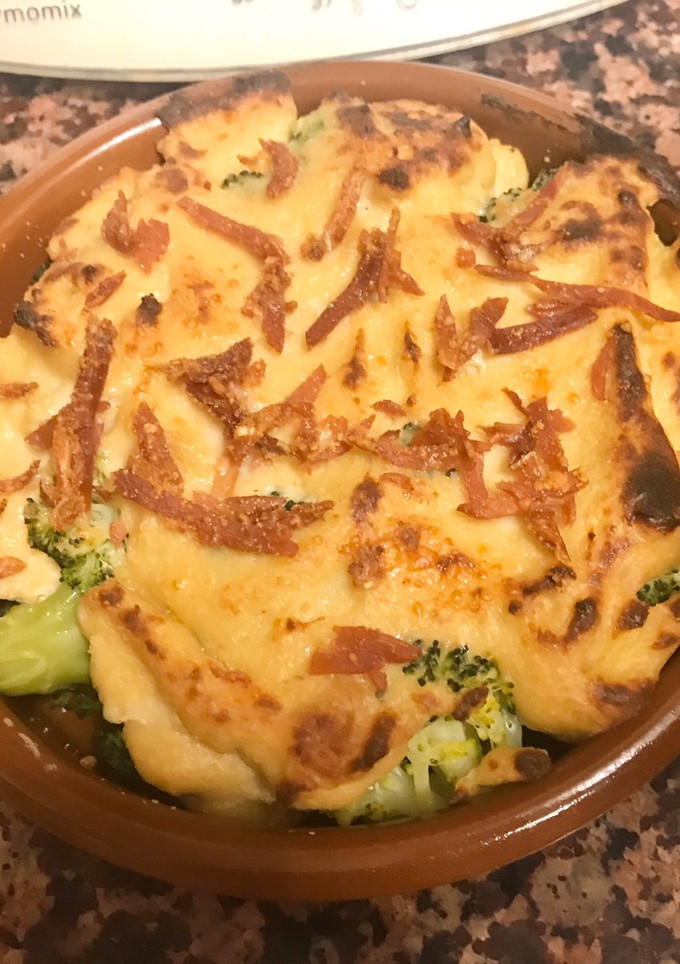 Una foto de Cazuelita de brócoli sin gluten