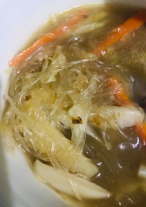 Una foto de Sopa de fideos chinos