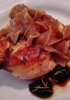 Φωτογραφία της συνταγής Κοτόπουλο με berries και tagliatelle