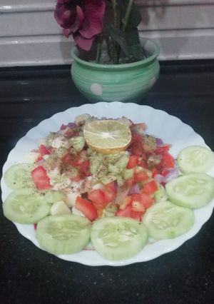 A picture of Kachumber Salad.