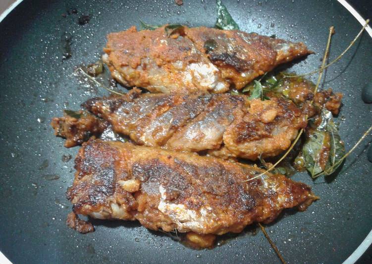 Super Yummy Fish Fry in Coconut Masala