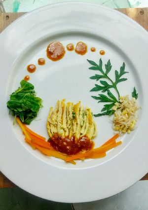 Foto resep Pecel - platting