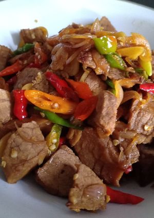 Foto resep Tumis daging simple