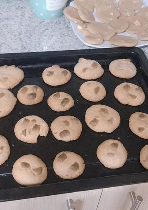 Una foto de Galletas con chips de chocolate blanco