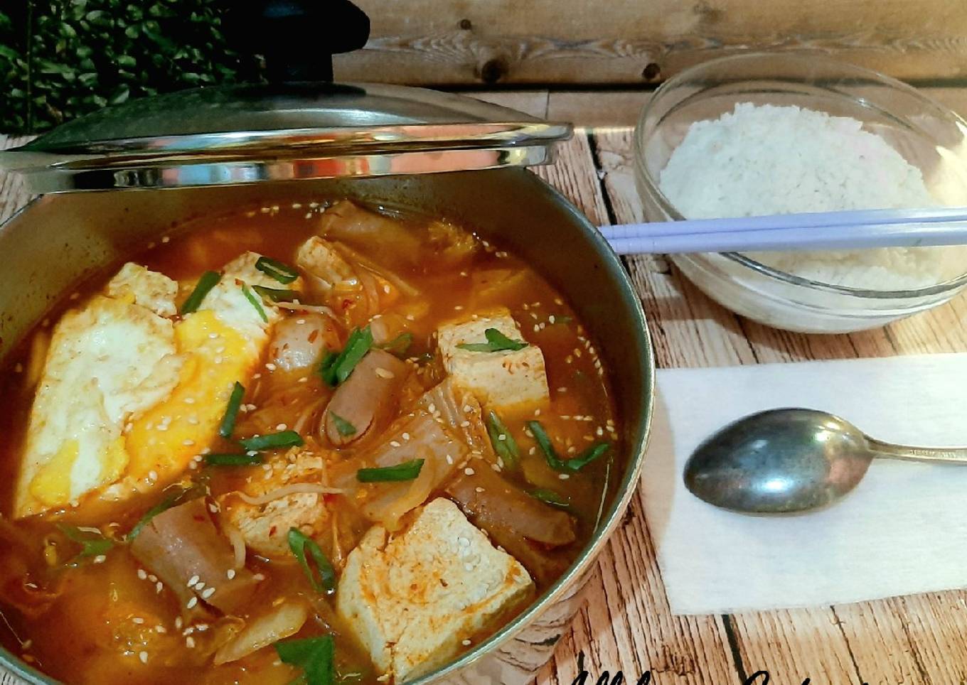 Sundubu Jjigae (sup tahu pedas korea)