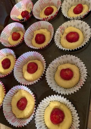 Epres-citromos muffin recept fotója