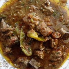 A picture of Kaleji ka salan.