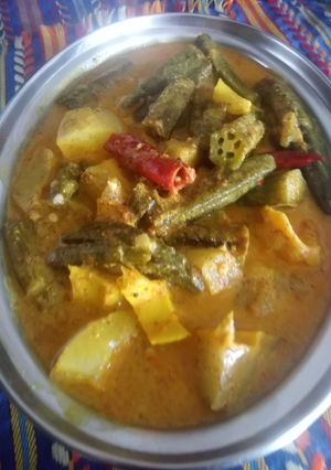 A picture of Amba besara(Amba=mango).
