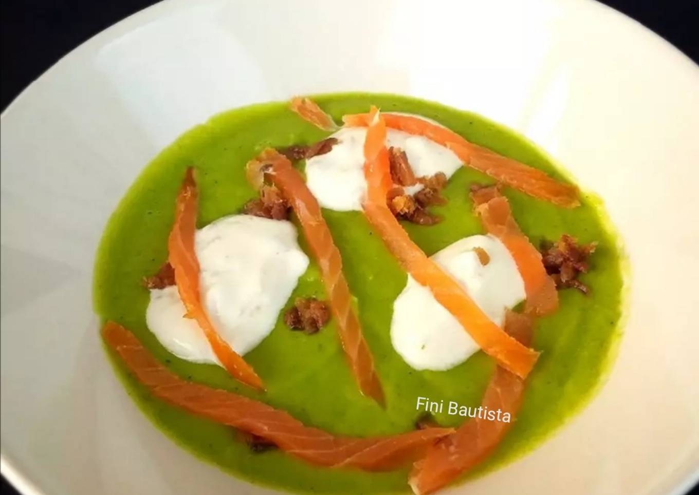 Crema de guisantes