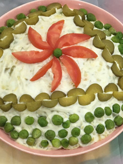 عکسی از دستور سالاد الویه