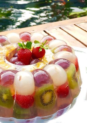 Foto resep Pudding Buah Segar
