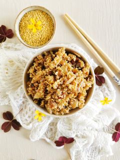 Foto de Millet com Frutos Sêcos e Passas