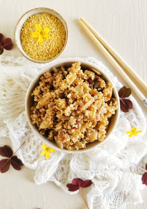 Foto de Millet com Frutos Sêcos e Passas