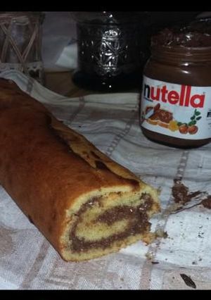 Φωτογραφία της συνταγής Ρολό κέικ με nutella