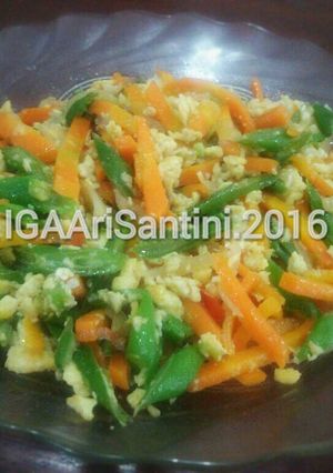 Foto resep Orak Arik Buncis Wortel