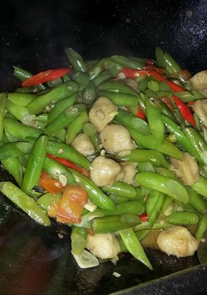 Foto resep Tumis Buncis dan Bakso ayam