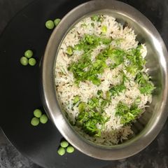 A picture of Peas Pulao.