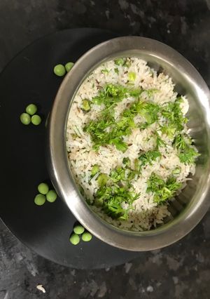 A picture of Peas Pulao.