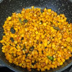Roasted potatoes (Indian style) A picture of Roasted potatoes (Indian style).