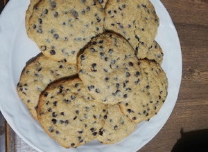 Una foto de Galletas con chispas de chocolate