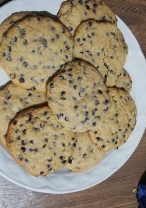 Una foto de Galletas con chispas de chocolate