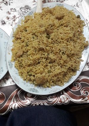 A picture of Mater chikan pulao.