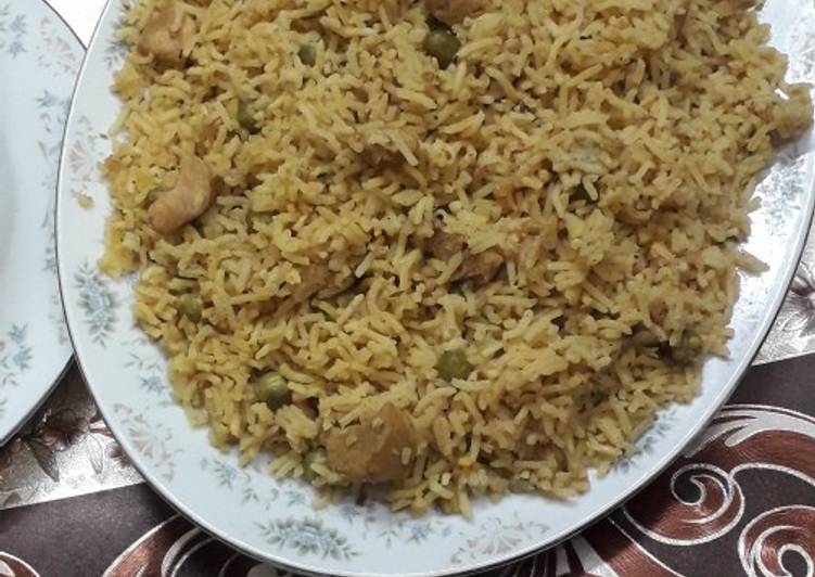 Simple Way to Cook Ultimate Mater chikan pulao