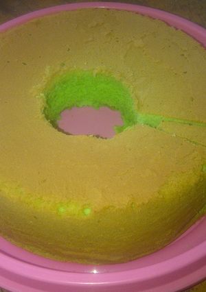 Foto resep Bolu Pandan (bakar) // Pandan cake (baked)