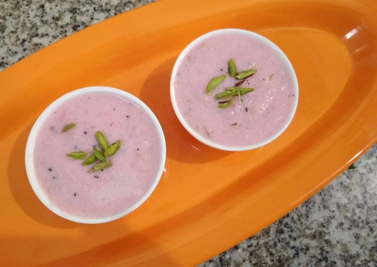Simple Way to Make Any-night-of-the-week Dragon fruit firni