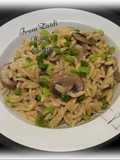 🍄🍜🥒Mushroom & Peas Orzotto🍄🍜🥒