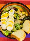 Insalata di avocado e carciofi