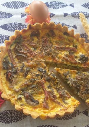 Foto resep Quiche Lorraine (savory pie) ala perancis