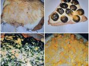 Una foto de cuadrada al horno