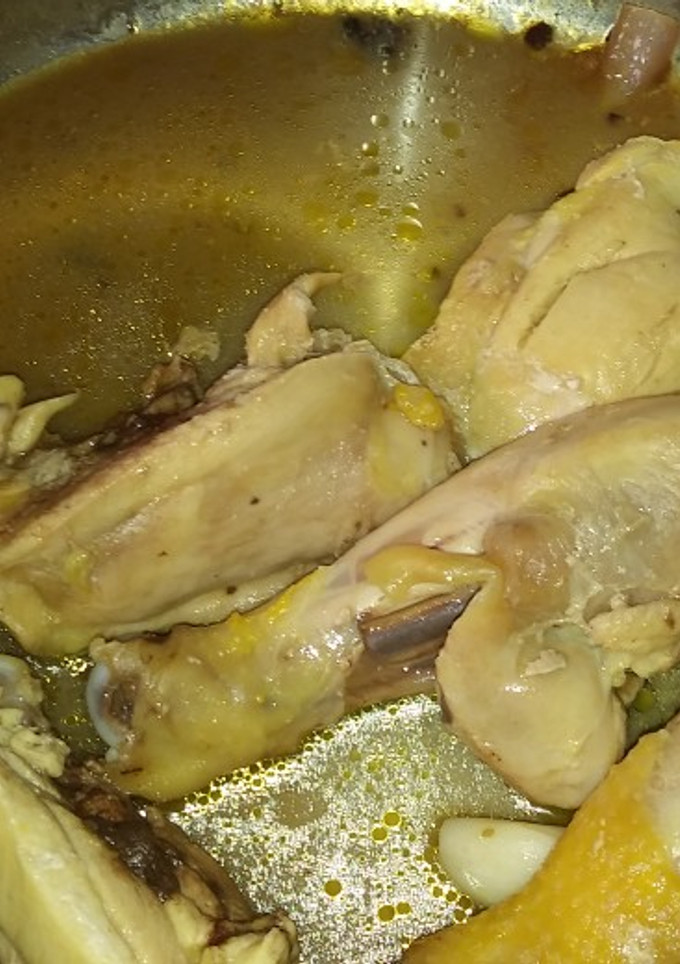 Una foto de Pollo a la naranja y mostaza 🐔🍊