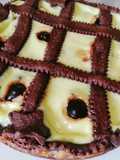 Crostata al cioccolato crema e amarene