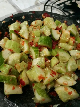 Cara Mudah Membuat Resep  Sambal timun (reuceuh bonteng) yang Sempurna, Enak Banget