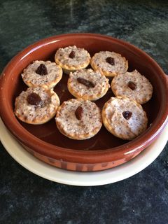 Una foto de Tartaletas de salsa de almendras
