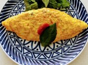 A picture of rice omelette omurice
