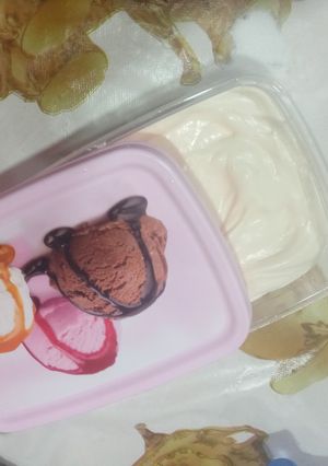 صورة لوصفة ايس كريم منزلي