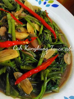 Foto resep Cah kangkung tauco