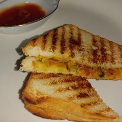A picture of Vegetable sandwich # Chef Deena# Team trees.