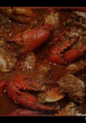 A picture of Whosayna’s Kokni Mharastrian Crab Curry.