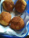 Bombas de papa y carne