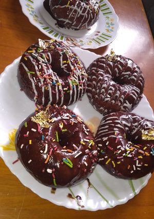 صورة لوصفة دونات 🍩 خفيفة وهشة بمكونات بسيطة ولذيذة 🍩😋😋😍♥️