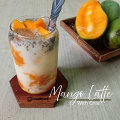 Mango Latte With Chia-レシピのメイン写真